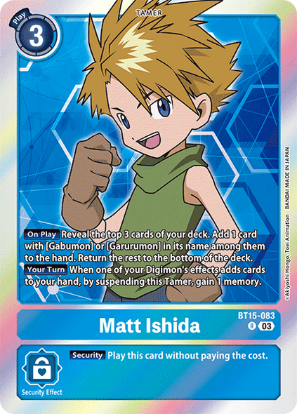 BT15-083, R, Matt Ishida