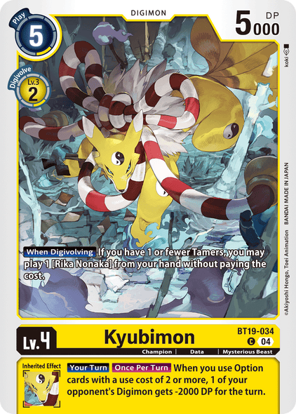 BT19-034, C, Kyubimon