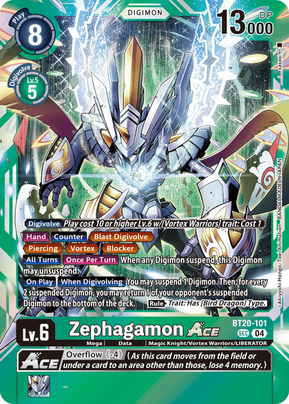 BT20-101, SEC, Zephagamon ACE