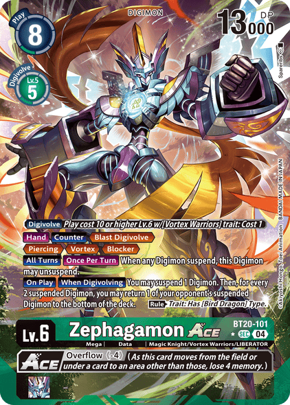 BT20-101, SEC, Zephagamon ACE (Alternate Art)