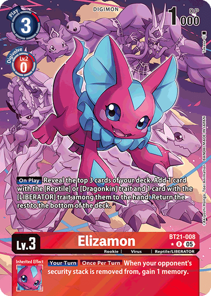BT21-008, R, Elizamon (Alternate Art)