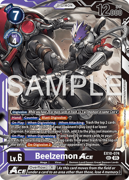EX10-074, SEC, Beelzemon ACE