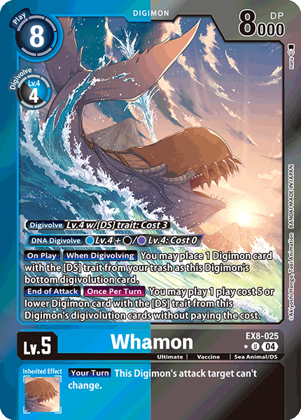 EX08-025, UC, Whamon (Foil)