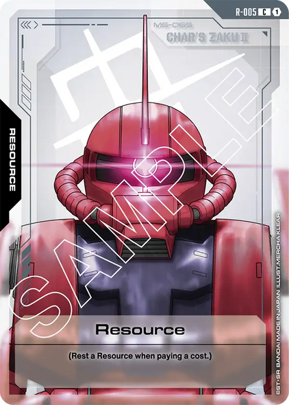 R-005, C, Resource (Char's Zaku II)