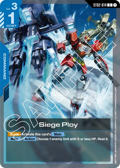 ST02-014, C, Siege Ploy