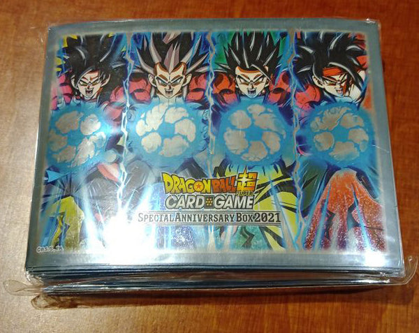 Bandai - Dragon Ball Super Card Game Anniversary Box 2021 Sleeves - (66pcs) Bandai - Dragon Ball Super Card Game Anniversary Box 2021 Sleeves - (66pcs)