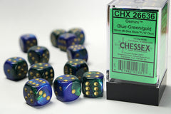 Chessex - Gemini 16mm d6 Dice Block™ (12 dice)