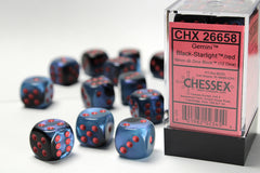 Chessex - Gemini 16mm d6 Dice Block™ (12 dice)