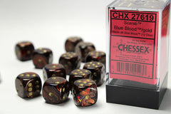 Chessex - Scarab 16mm d6 Dice Block™ (12 dice)