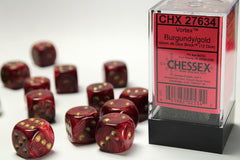 Chessex - Vortex 16mm d6 Dice Block™ (12 dice)