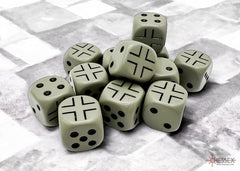 Chessex - War Dice 16mm d6 Dice Block™ (12 dice)