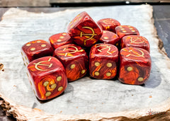 Chessex - War Dice 16mm d6 Dice Block™ (12 dice)