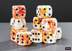 Chessex - Brush 16mm d6 Dice Block™ (12 dice)