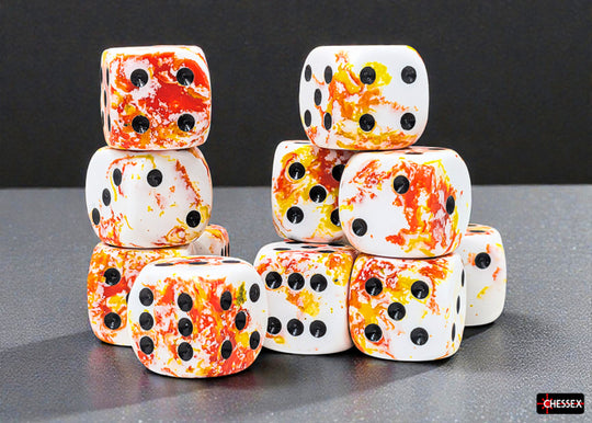 Chessex - Brush 16mm d6 Dice Block™ (12 dice)
