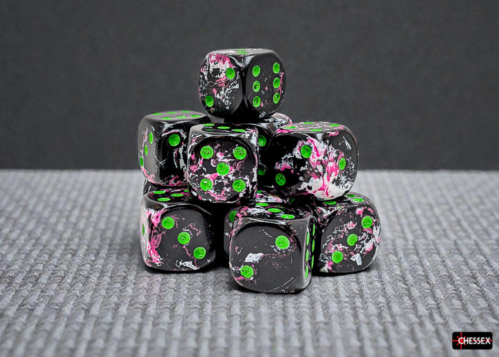 Chessex - Brush 16mm d6 Dice Block™ (12 dice)