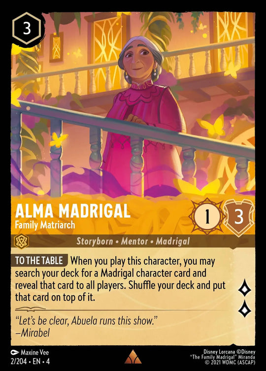 4URS-002, R, Alma Madrigal, Family Matriarch (Foil)
