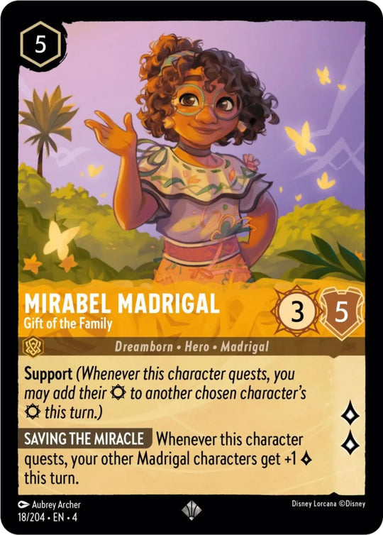 4URS-018, SR, Mirabel Madrigal, Gift of the Family