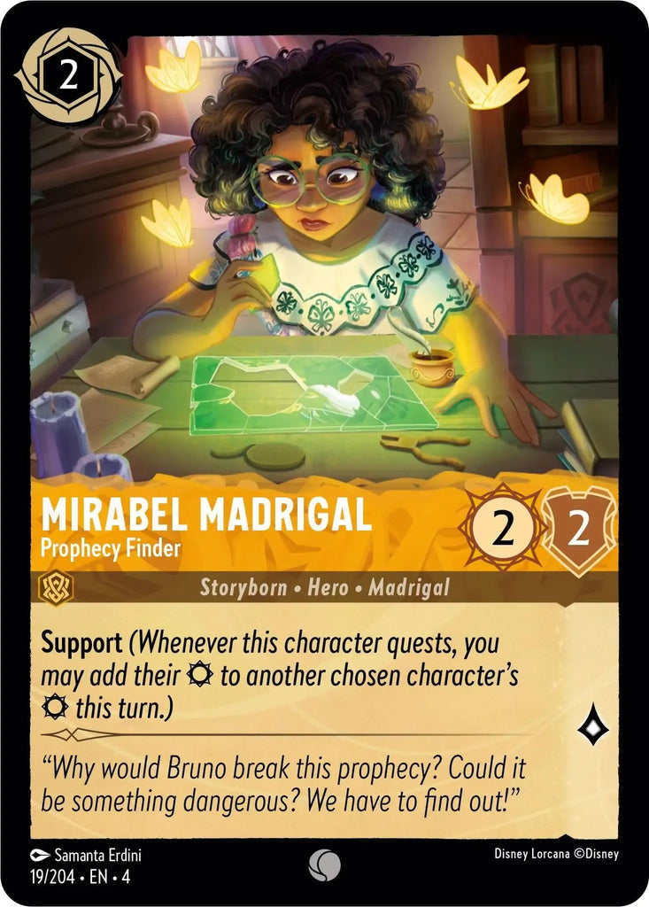 4URS-019, C, Mirabel Madrigal, Prophecy Finder (Foil)