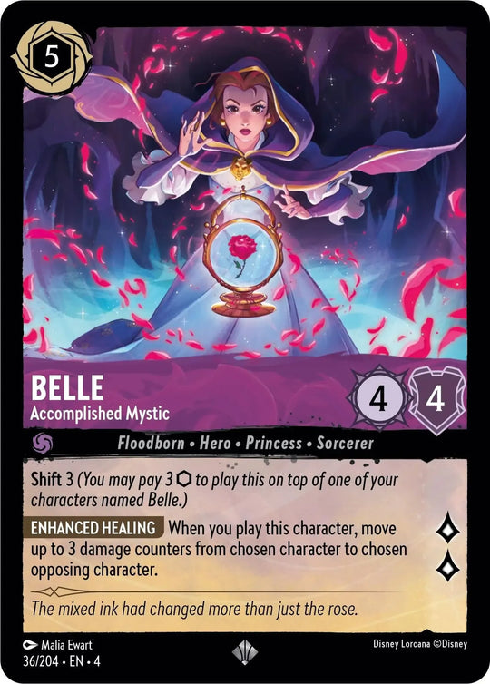 4URS-036, SR, Belle, Accomplished Mystic (Foil)