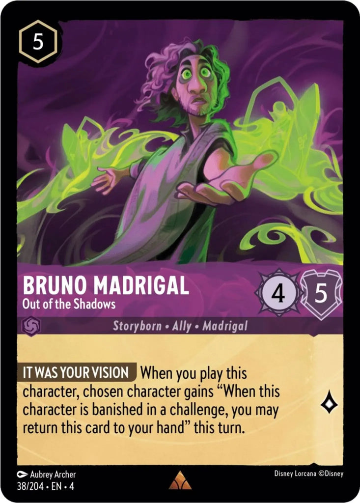 4URS-038, R, Bruno Madrigal, Out of the Shadows (Foil)