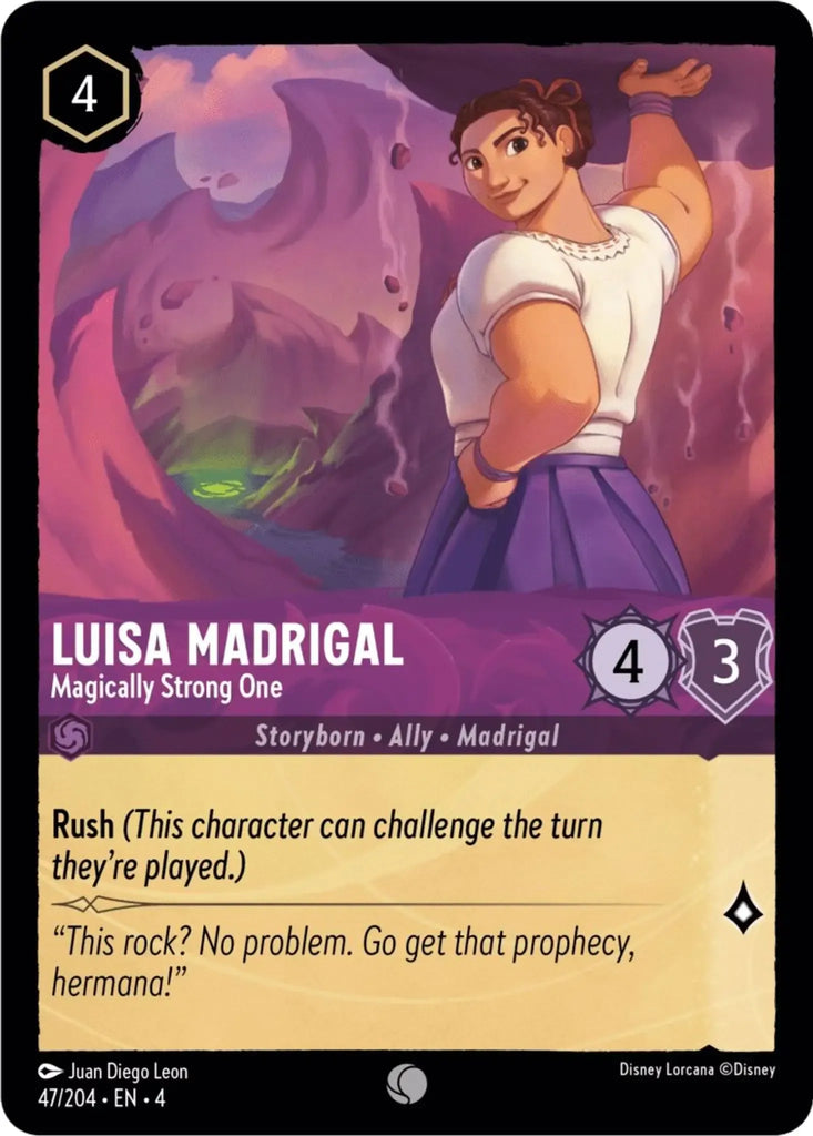 4URS-047, C, Luisa Madrigal, Magically Strong One (Foil)