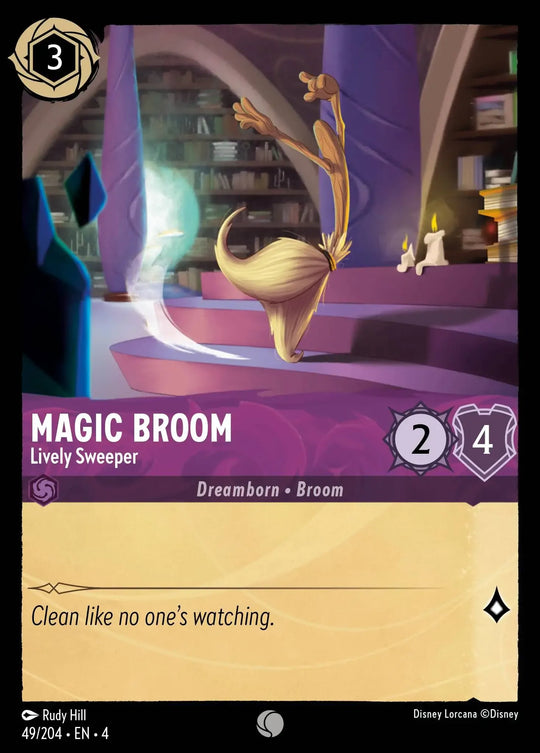 4URS-049, C, Magic Broom, Lively Sweeper