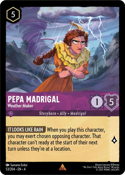 4URS-053, R, Pepa Madrigal, Weather Maker (Foil)