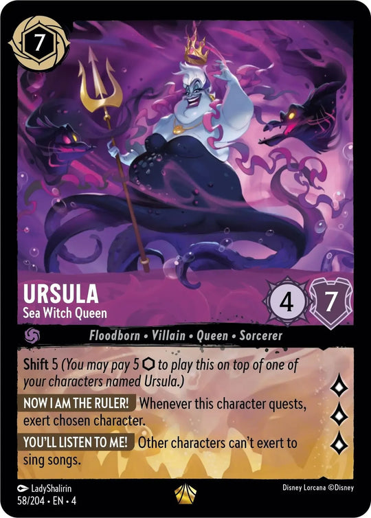 4URS-058, L, Ursula, Sea Witch Queen