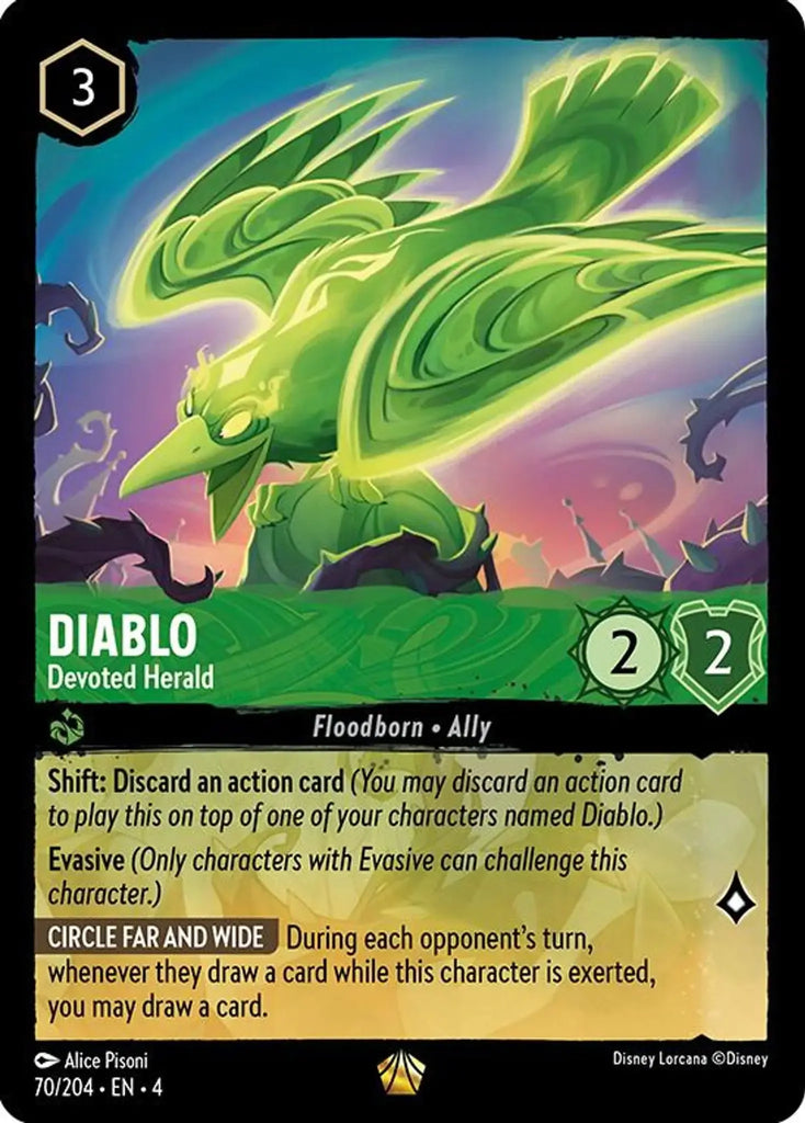 4URS-070, L, Diablo, Devoted Herald (Foil)