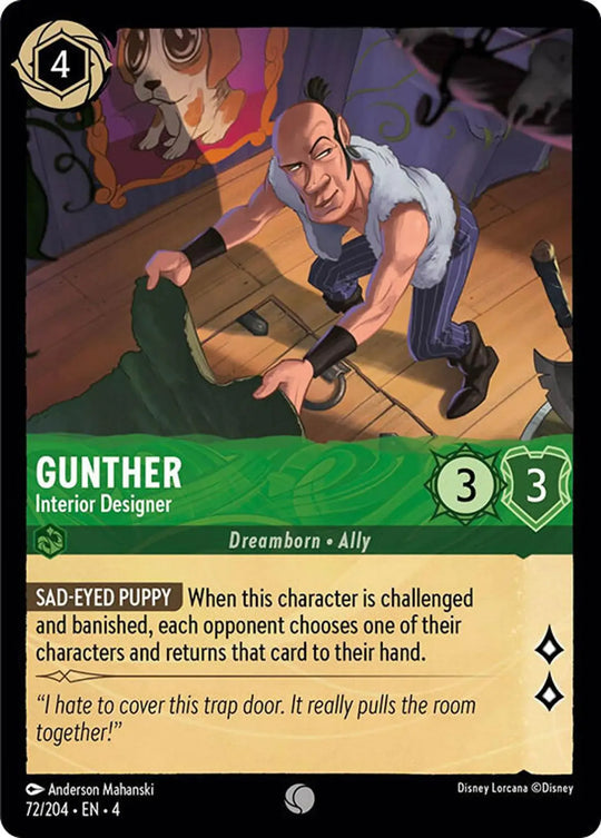 4URS-072, C, Gunther, Interior Designer (Foil)