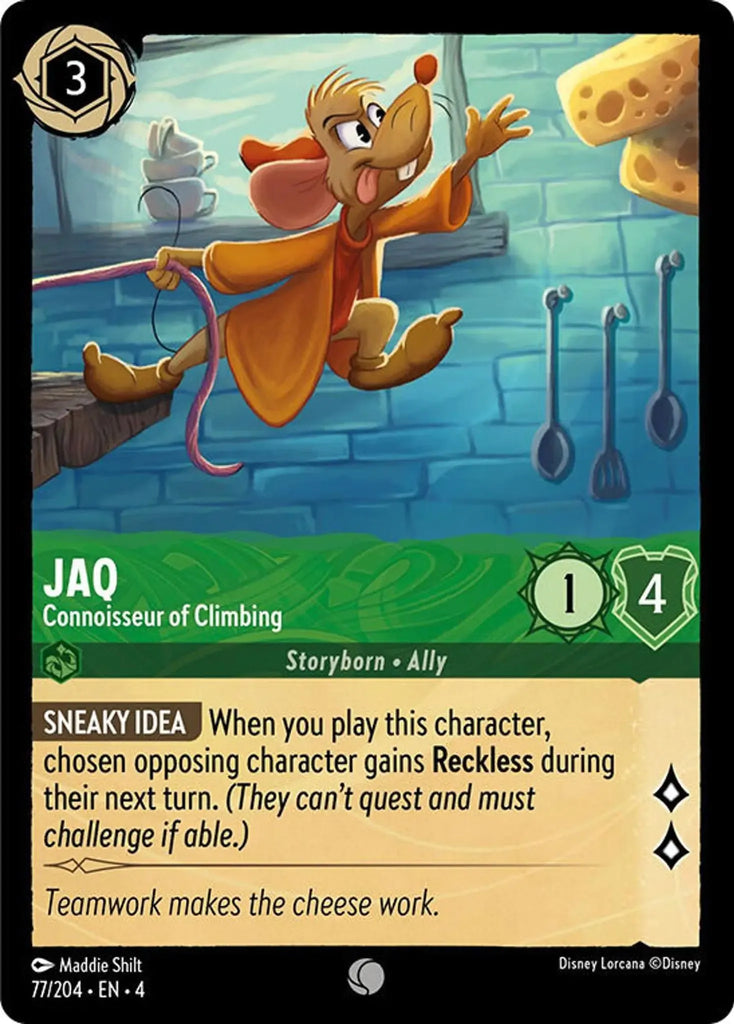 4URS-077, C, Jaq, Connoisseur of Climbing