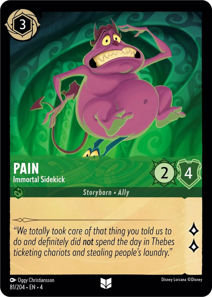 4URS-081, UC, Pain, Immortal Sidekick