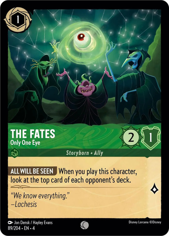 4URS-089, C, The Fates, Only One Eye (Foil)