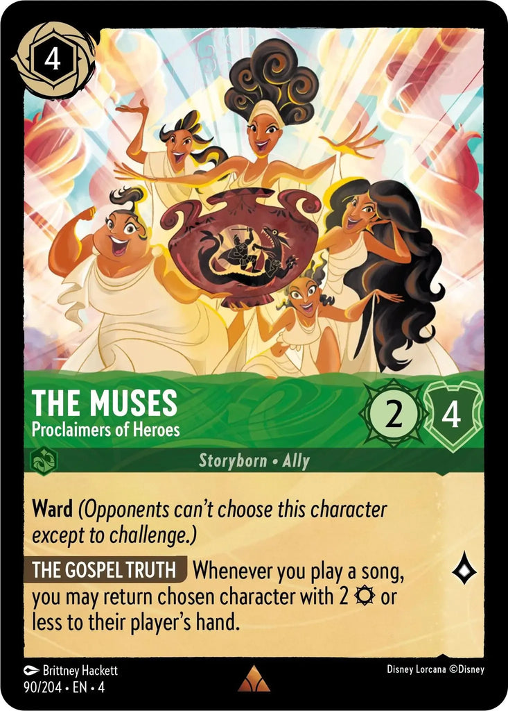 4URS-090, R, The Muses, Proclaimers of Heroes (Foil)