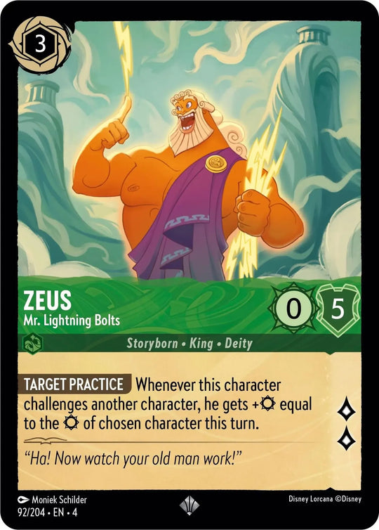 4URS-092, SR, Zeus, Mr. Lightning Bolts