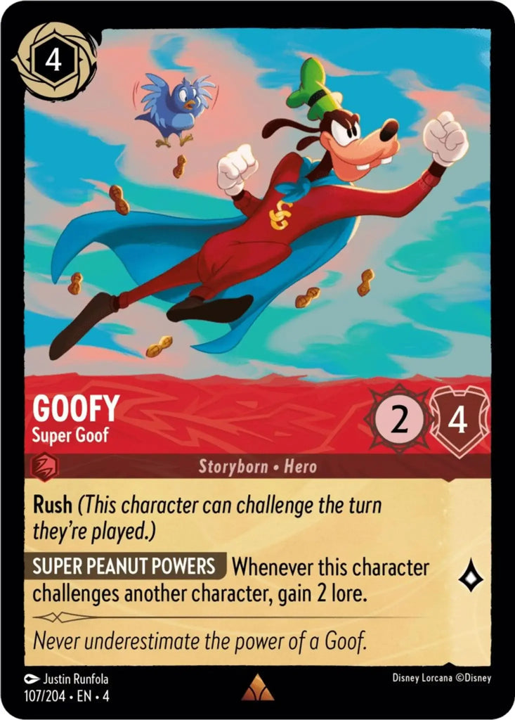 4URS-107, R, Goofy, Super Goof (Foil)