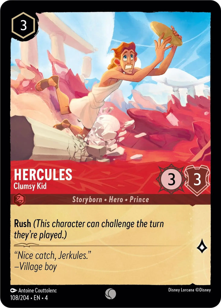 4URS-108, C, Hercules, Clumsy Kid (Foil)