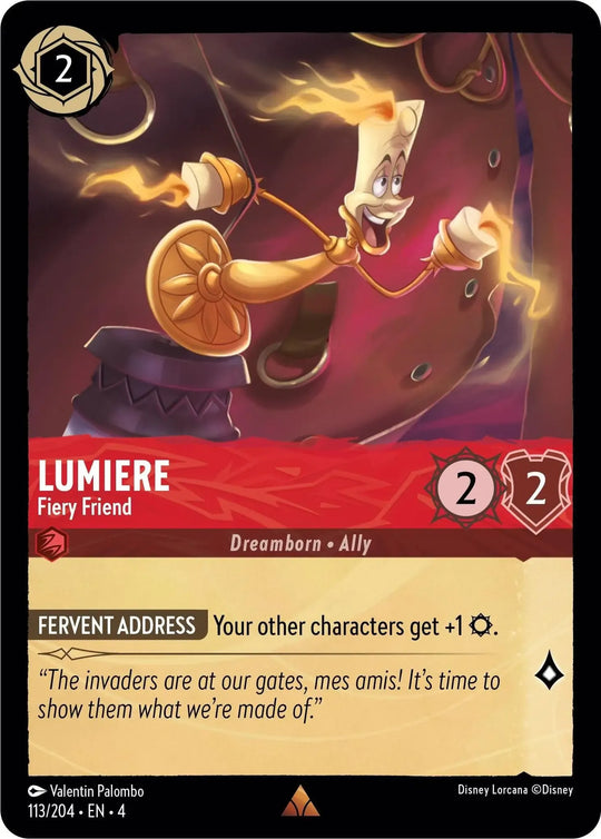 4URS-113, R, Lumiere, Fiery Friend (Foil)