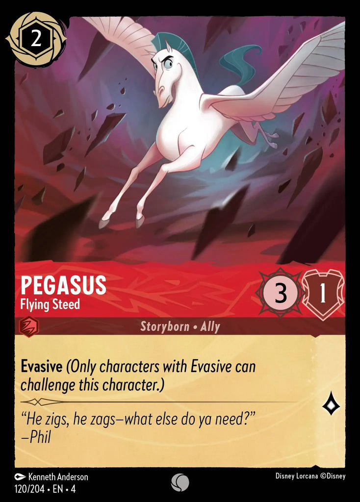 4URS-120, C, Pegasus, Flying Steed (Foil)