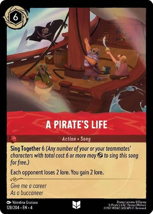 4URS-128, UC, A Pirate's Life (Foil)