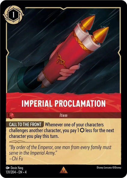 4URS-131, R, Imperial Proclamation