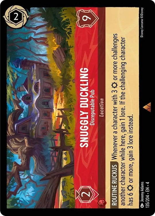 4URS-135, R, Snuggle Duckling, Disreptuable Pub (Foil)