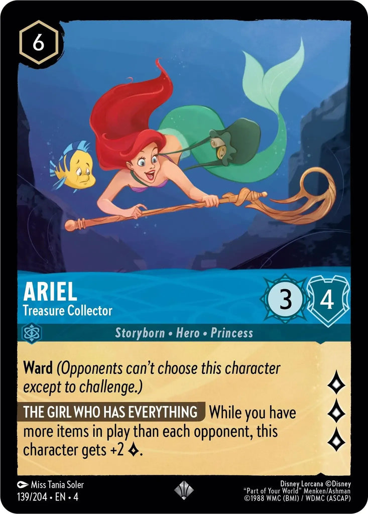 4URS-139, SR, Ariel, Treasure Collector (Foil)