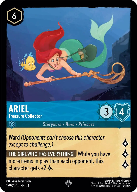 4URS-139, SR, Ariel, Treasure Collector (Foil)