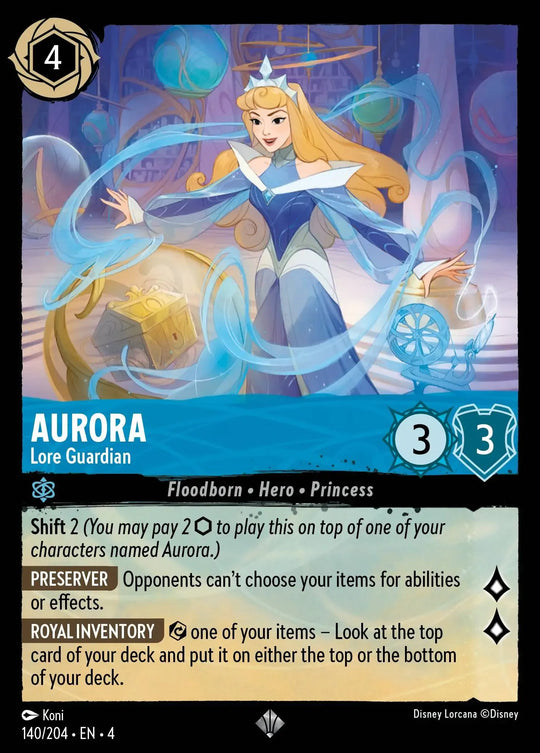 4URS-140, SR, Aurora, Lore Guardian (Foil)