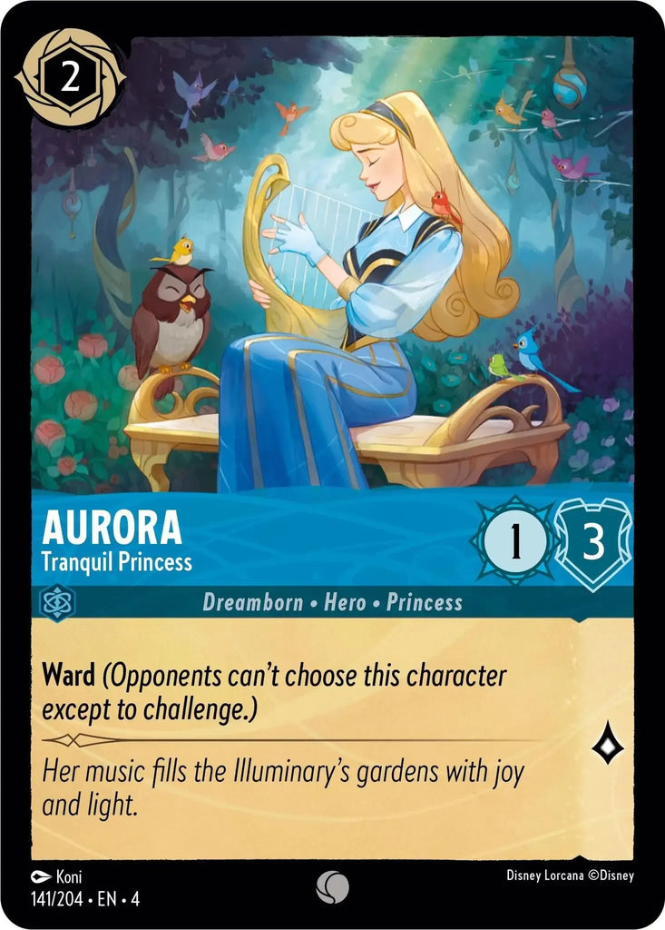 4URS-141, C, Aurora, Tranquil Princess (Foil)
