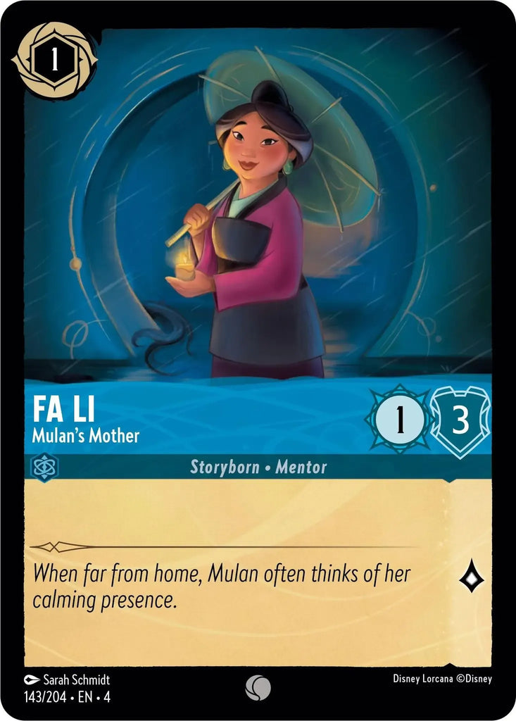 4URS-143, C, Fa Li, Mulan's Mother (Foil)