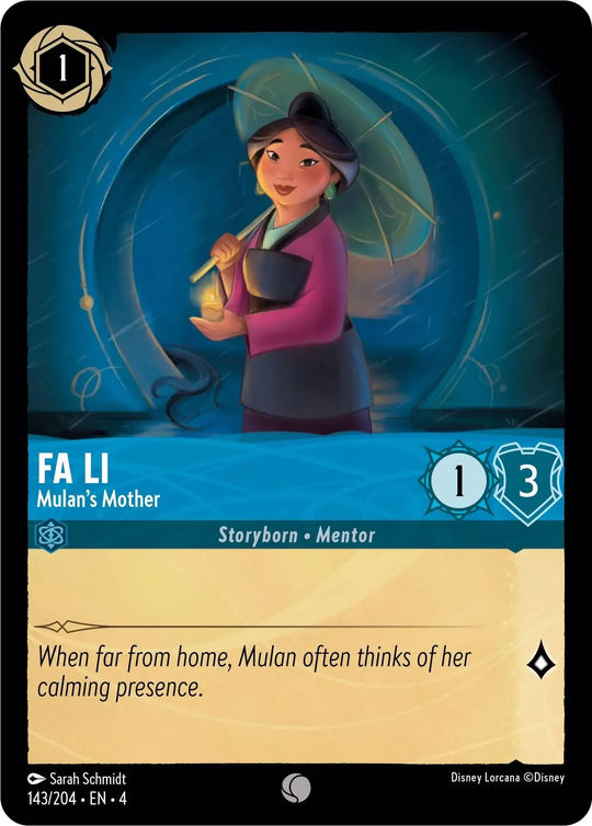 4URS-143, C, Fa Li, Mulan's Mother (Foil)
