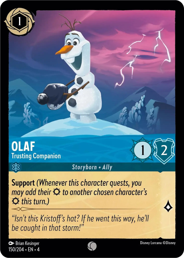4URS-150, C, Olaf, Trusting Companion (Foil)