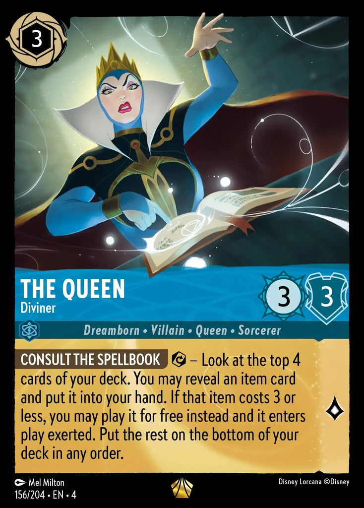 4URS-156, L, The Queen, Diviner (Foil)